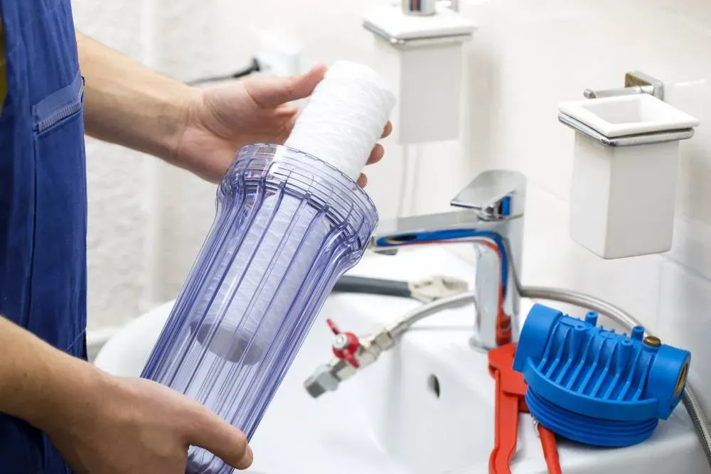 Filtration de l'eau à Fleury-les-Aubrais